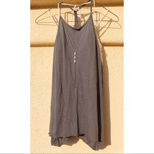Gray Open Back Swing Tank